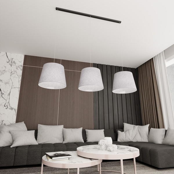 Lampa wisząca EPOCA 3 GREY - Emibig