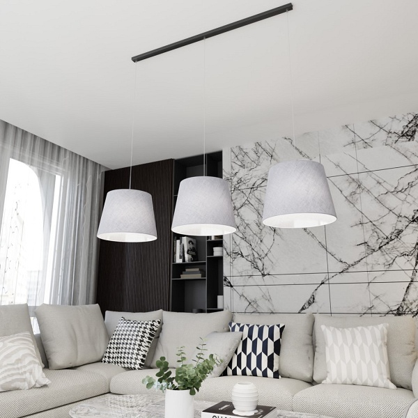 Lampa wisząca EPOCA 3 GREY