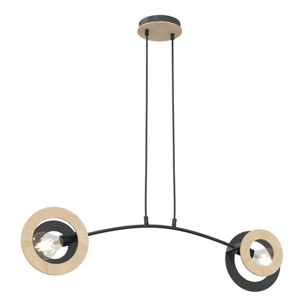 Lampa wisząca SKIVA 2 BL