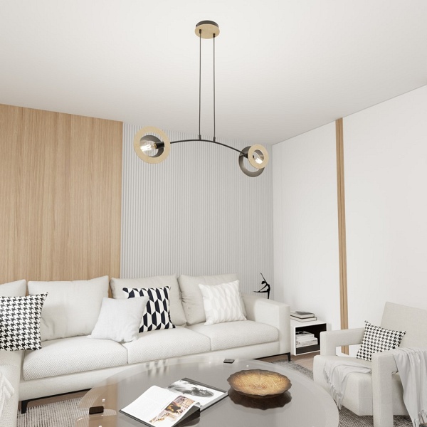 Lampa wisząca SKIVA 2 BL