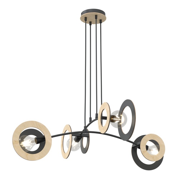 Lampa wisząca SKIVA 4 BL