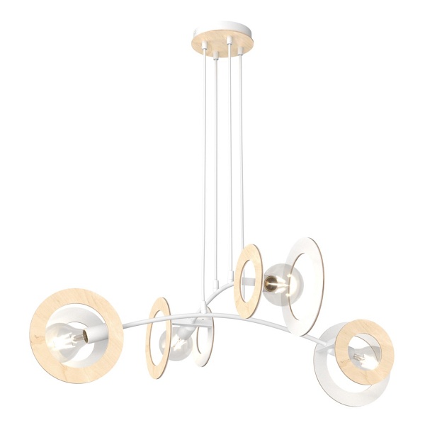 Lampa wisząca SKIVA 4 WH