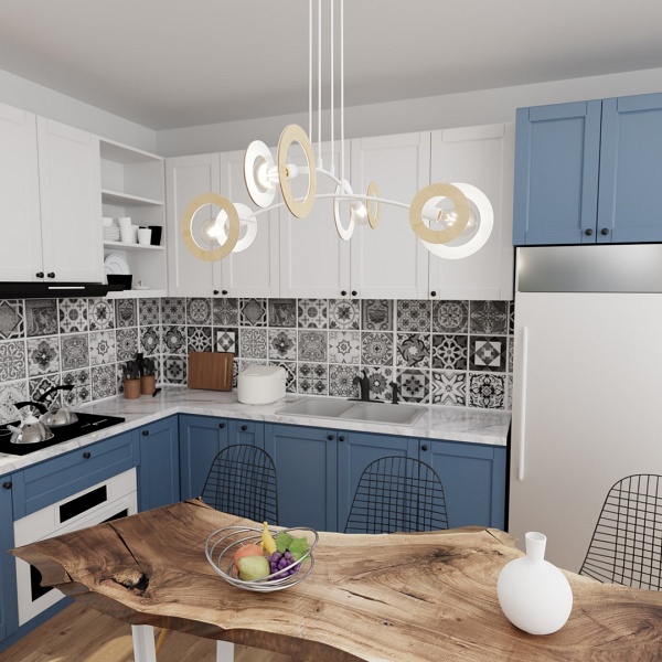 Lampa wisząca SKIVA 4 WH - Emibig
