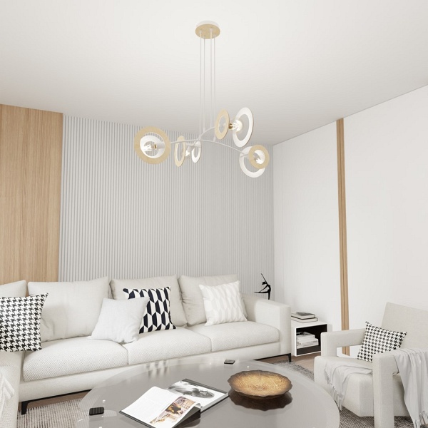 Lampa wisząca SKIVA 4 WH