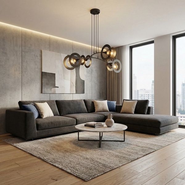 Lampa wisząca EUFORIA 4 BL - Emibig