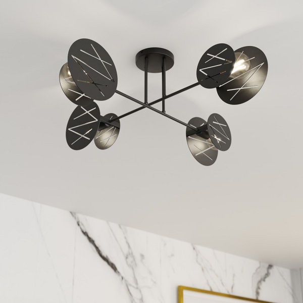 Lampa sufitowa FRICK 4 BL - Emibig