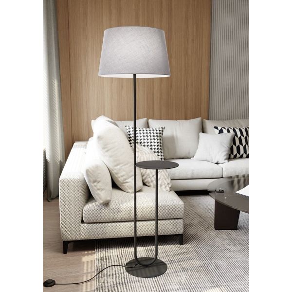 Lampa podłogowa HOTEL LP GRAY - Emibig