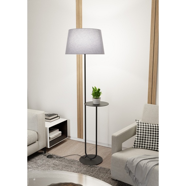 Lampa podłogowa HOTEL LP GRAY