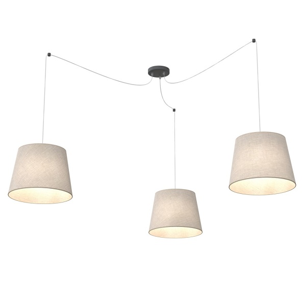 Lampa wisząca ASCOT 3 BEIGE