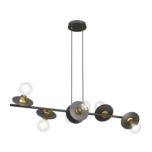 Lampa wisząca TOKEN 6 BL GOLD