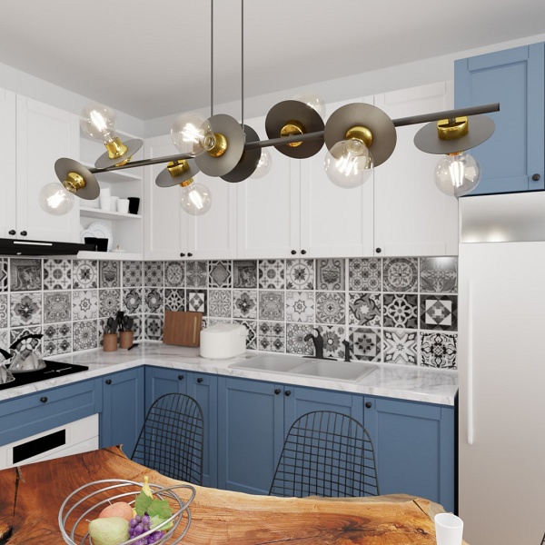 Lampa wisząca TOKEN 8 BL GOLD