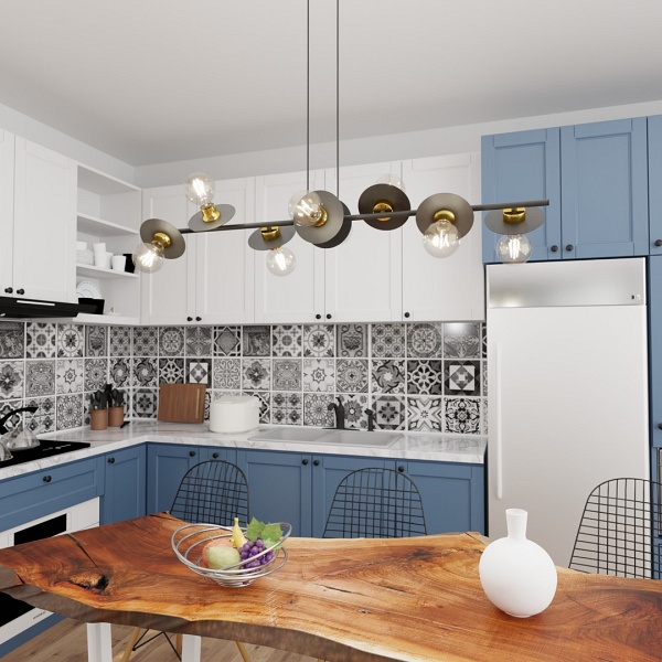 Lampa wisząca TOKEN 8 BL GOLD