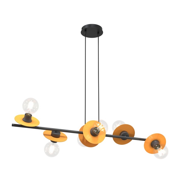 Lampa wisząca TOKEN 6 BL ORANGE