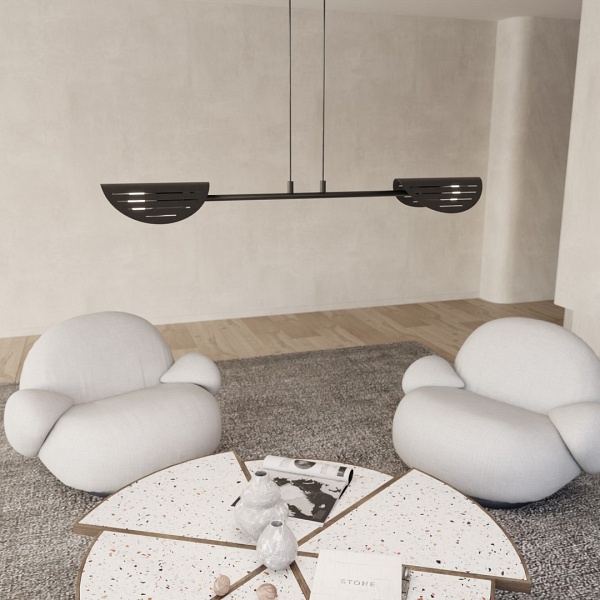 Lampa wisząca SABER 2 BL