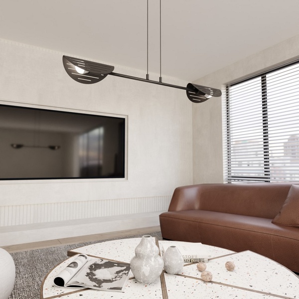 Lampa wisząca SABER 2 BL