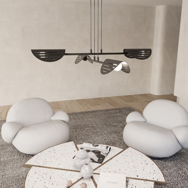 Lampa wisząca SABER 4 BL