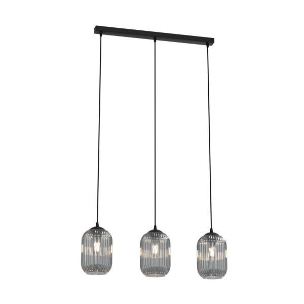Lampa wisząca VERDI 3 BL GRAFIT - Emibig