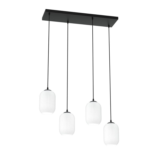 Lampa wisząca VERDI 4 BL OPAL - Emibig