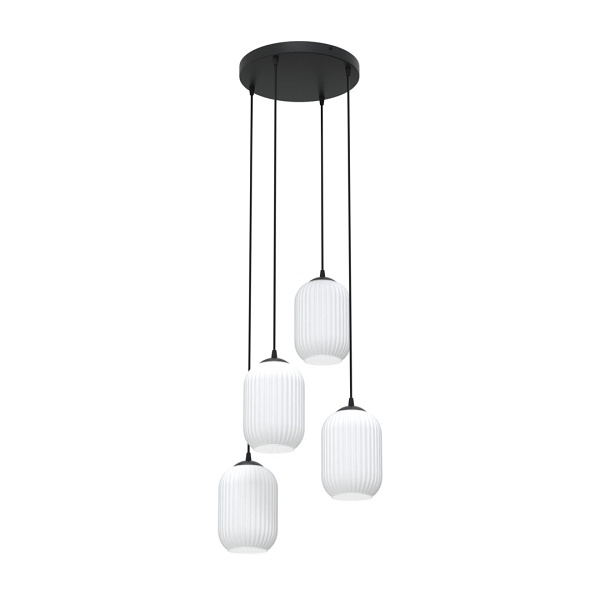 Lampa wisząca VERDI 4PREM BL OPAL - Emibig
