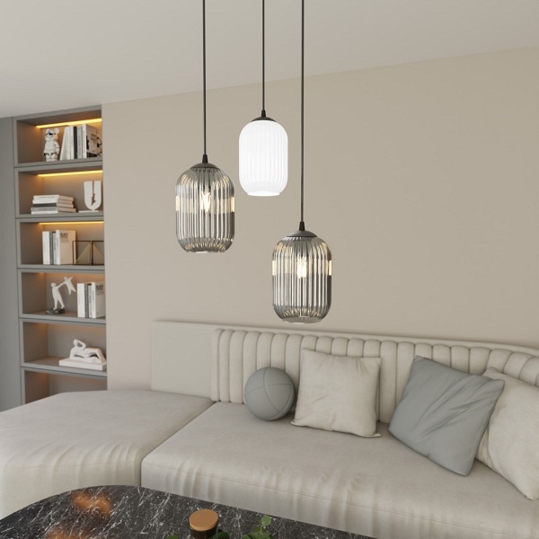 Lampa wisząca VERDI 3PREM BL MIX - Emibig