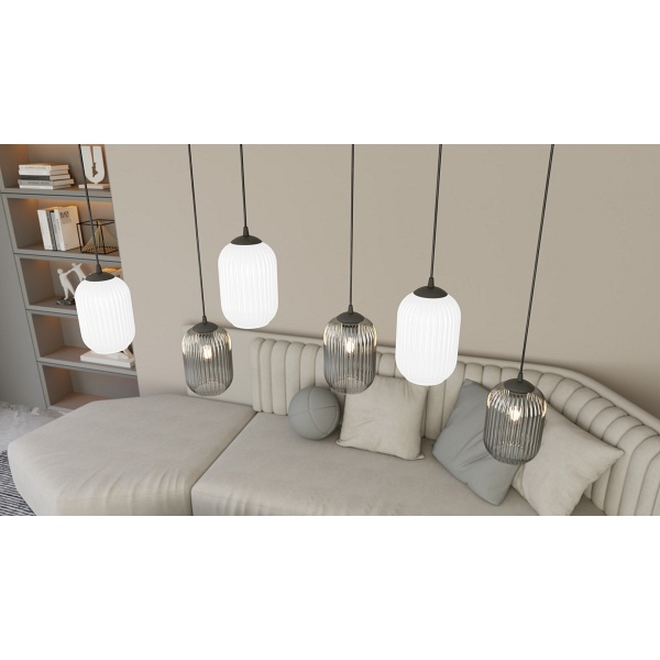 Lampa wisząca VERDI 4PREM BL MIX - Emibig