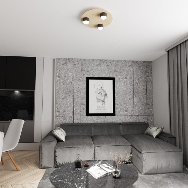 Lampa wisząca PIXO 3 BL