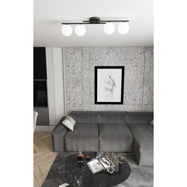Lampa wisząca KAIRO 4 BL OPAL