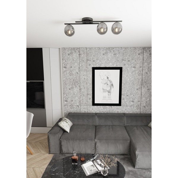 Lampa wisząca KAIRO 3 BL GRAFIT