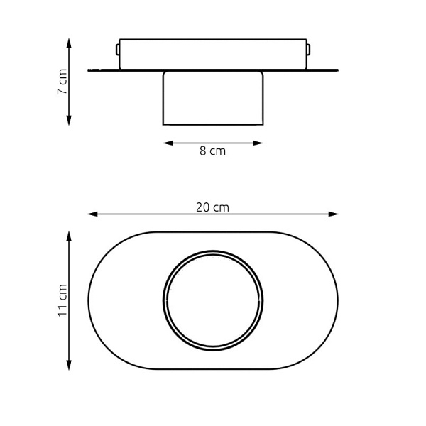 Lampa wisząca STILO 1 BL
