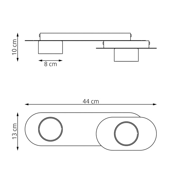 Lampa wisząca STILO 2 BL