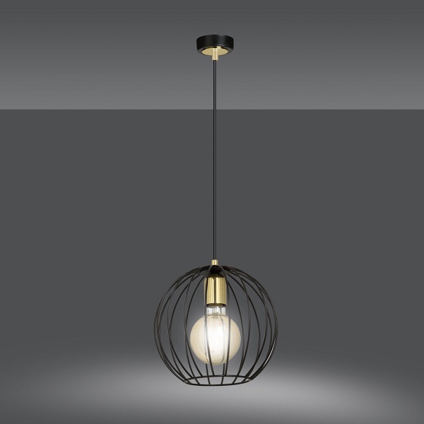 Lampa wisząca ALBIO 1 BLACK