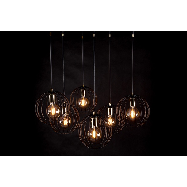 Lampa wisząca ALBIO 6 BLACK