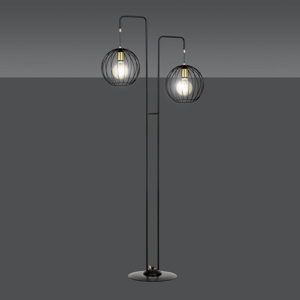 Lampa podłogowa ALBIO LP2 BLACK