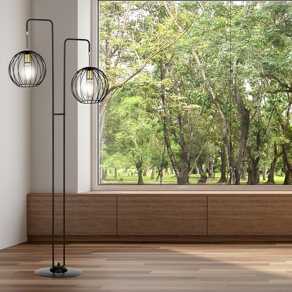 Lampa podłogowa ALBIO LP2 BLACK