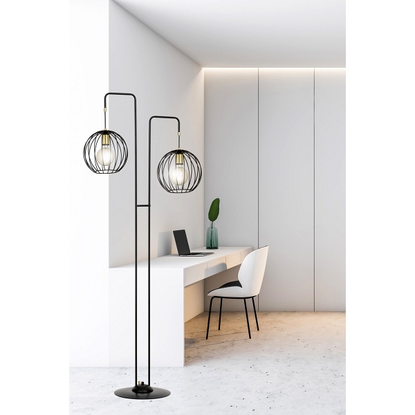 Lampa podłogowa ALBIO LP2 BLACK