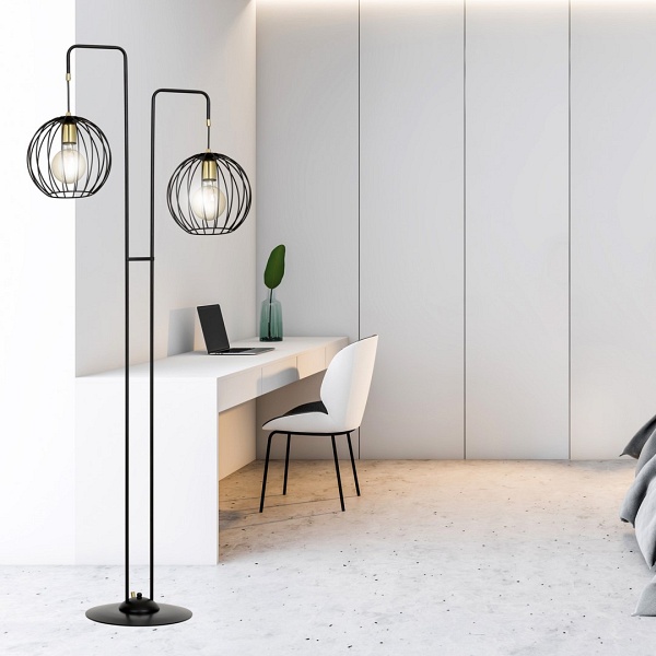 Lampa podłogowa ALBIO LP2 BLACK