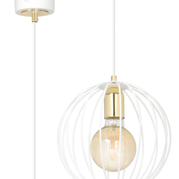 Lampa wisząca ALBIO 1 WHITE