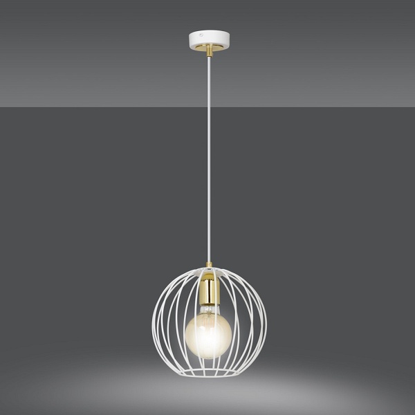 Lampa wisząca ALBIO 1 WHITE