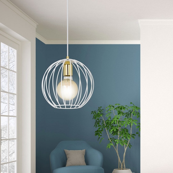 Lampa wisząca ALBIO 1 WHITE