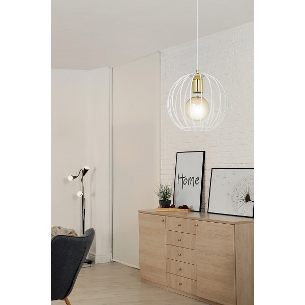 Lampa wisząca ALBIO 1 WHITE
