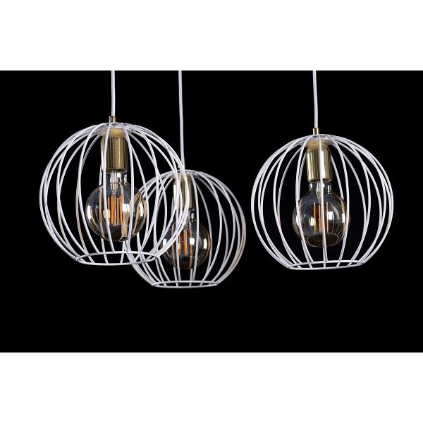 Lampa wisząca ALBIO 3 WHITE