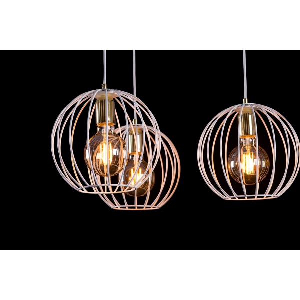 Lampa wisząca ALBIO 3 WHITE