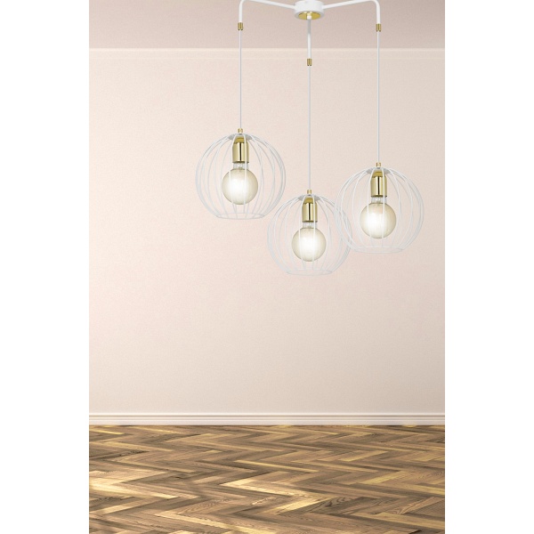 Lampa wisząca ALBIO 3 WHITE