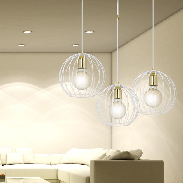 Lampa wisząca ALBIO 3 WHITE