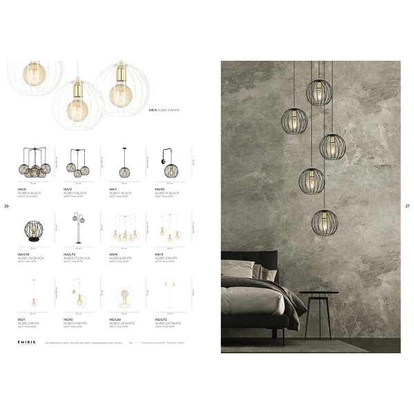 Lampa ALBIO LN1 WHITE