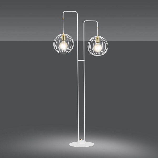 Lampa podłogowa ALBIO LP2 WHITE