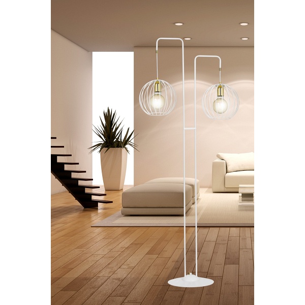 Lampa podłogowa ALBIO LP2 WHITE