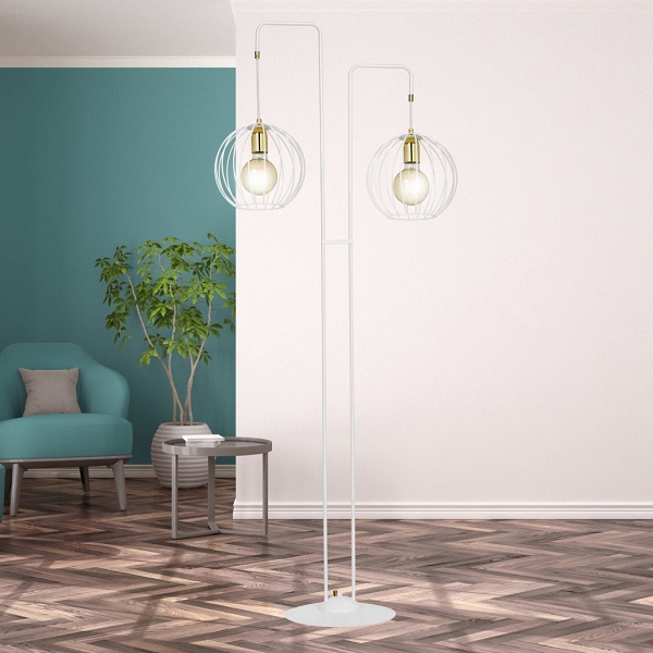 Lampa podłogowa ALBIO LP2 WHITE