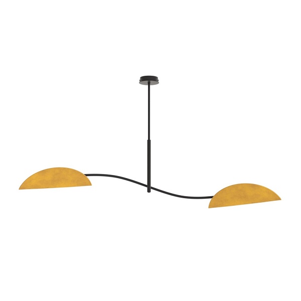 Lampa sufitowa LOTUS 2 BL MUSTARD - Emibig