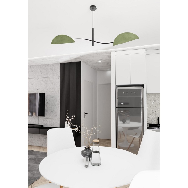 Lampa sufitowa LOTUS 2 BL GREEN - Emibig